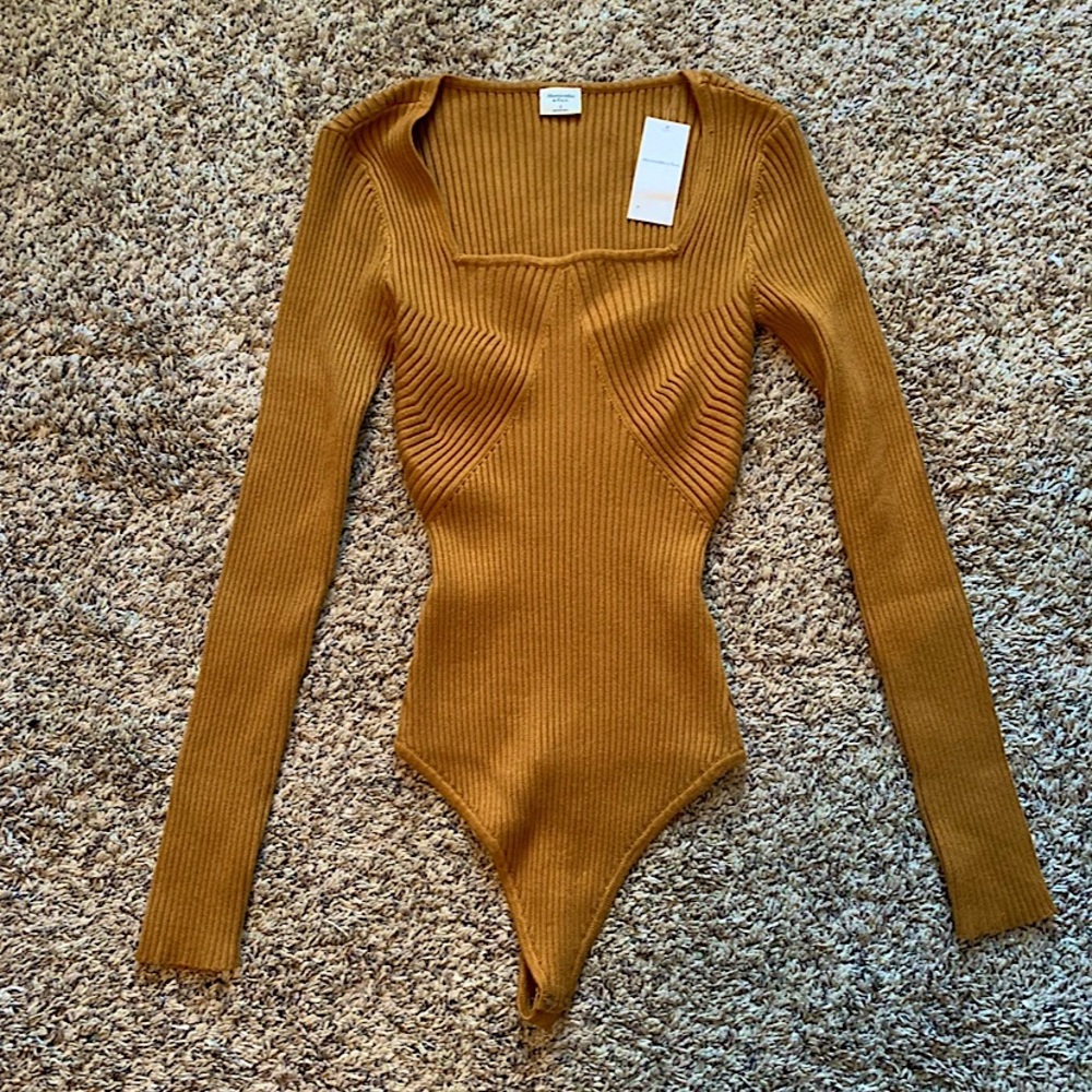 NEW Abercrombie sweater bodysuit long-sleeve